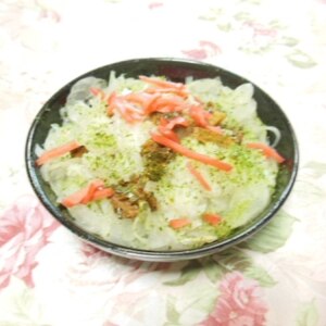 早い！缶詰めで美味しい混ぜご飯♪（さんま蒲焼）